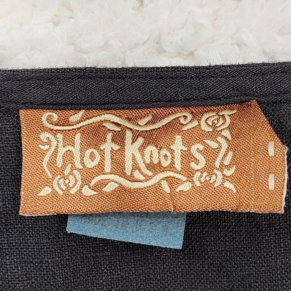 Hot Knots Women's 100% Linen Button Down Tunic Top- S/M - Picture 3 of 8